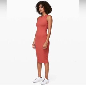 LULULEMON Picnic Play Dress Cross Back Midi Dress size 8